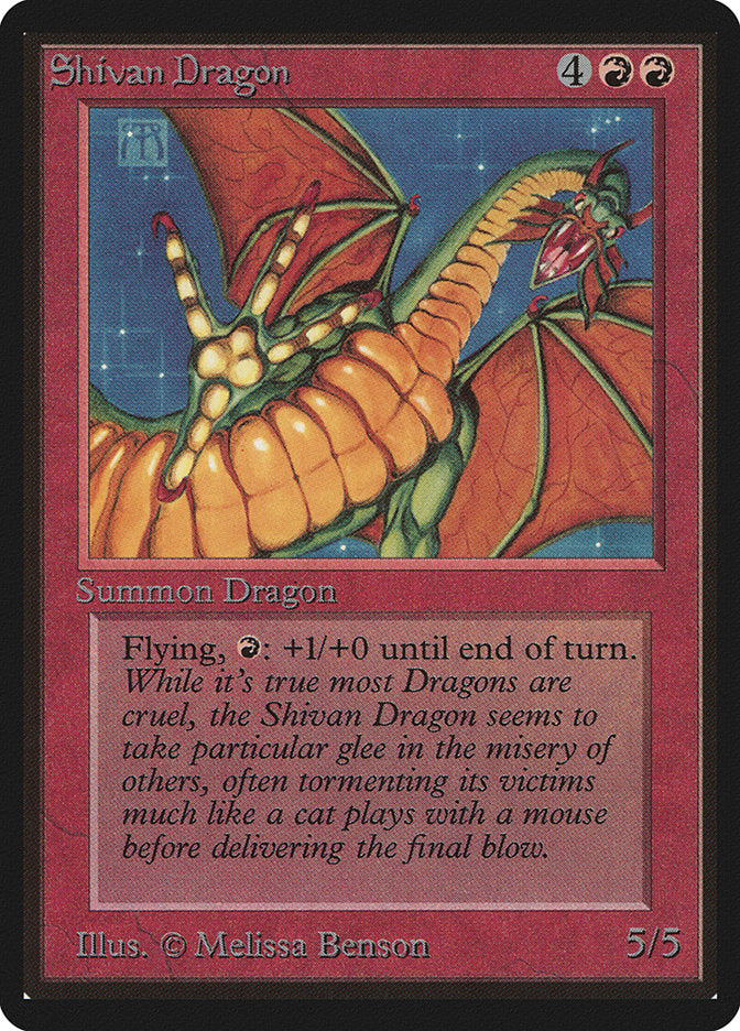 Shivan Dragon [Beta Edition] - Magic: The Gathering - Card Brawlers | Quebec | Canada |