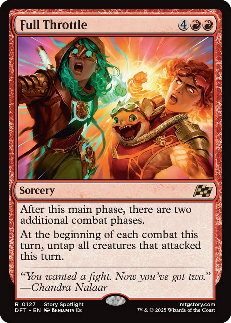 Full Throttle [Aetherdrift] - Magic: The Gathering - Card Brawlers | Quebec | Canada |