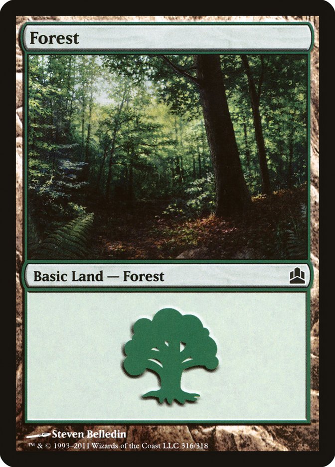 Forest (316) [Commander 2011] - Magic: The Gathering - Card Brawlers | Quebec | Canada |