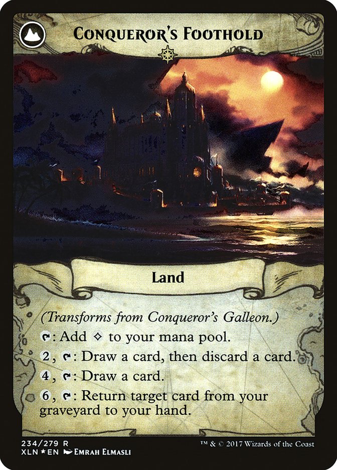 Conqueror's Galleon // Conqueror's Foothold [Ixalan Prerelease Promos] - Magic: The Gathering - Card Brawlers | Quebec | Canada |