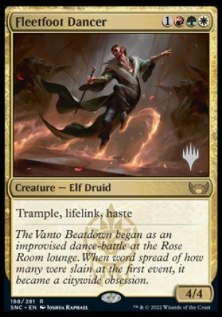 Fleetfoot Dancer (Promo Pack) [Streets of New Capenna Promos] - Magic: The Gathering - Card Brawlers | Quebec | Canada |