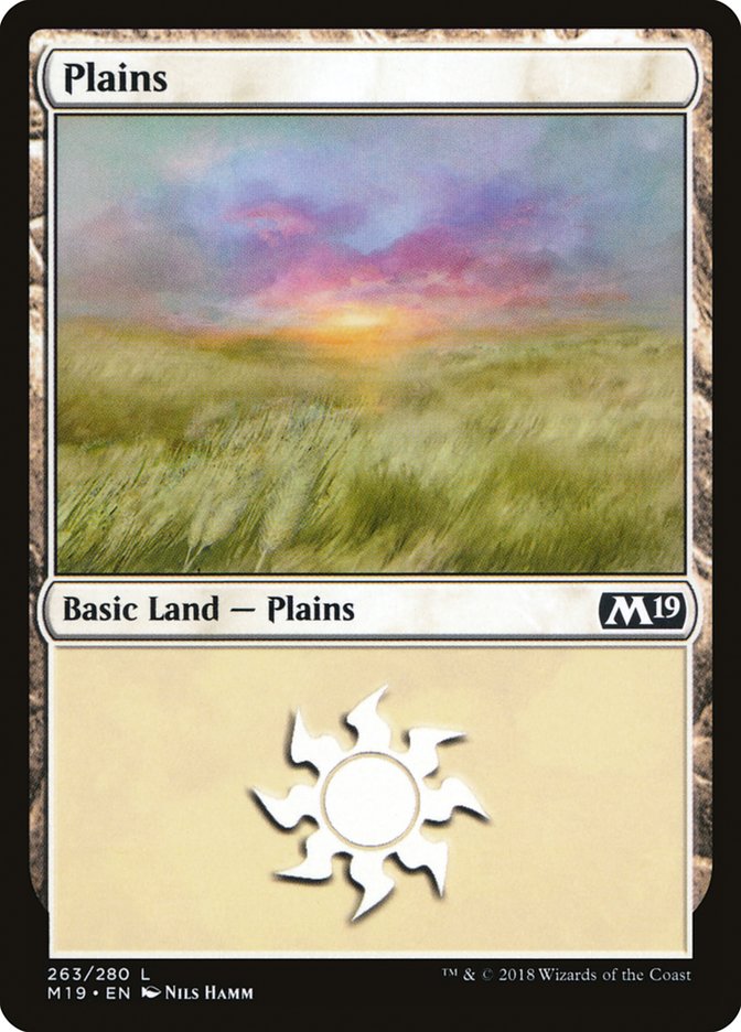 Plains (263) [Core Set 2019] - Magic: The Gathering - Card Brawlers | Quebec | Canada |