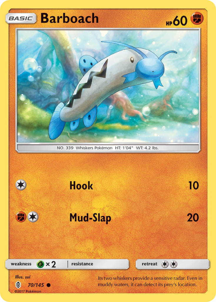 Barboach (70/145) [Sun & Moon: Guardians Rising] - Pokémon - Card Brawlers | Quebec | Canada |