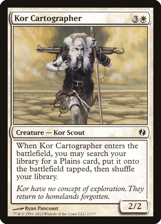 Kor Cartographer [Duel Decks: Venser vs. Koth] - Magic: The Gathering - Card Brawlers | Quebec | Canada |