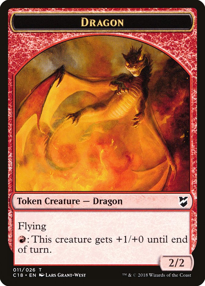 Dragon Egg // Dragon Double-Sided Token [Commander 2018 Tokens] - Magic: The Gathering - Card Brawlers | Quebec | Canada |
