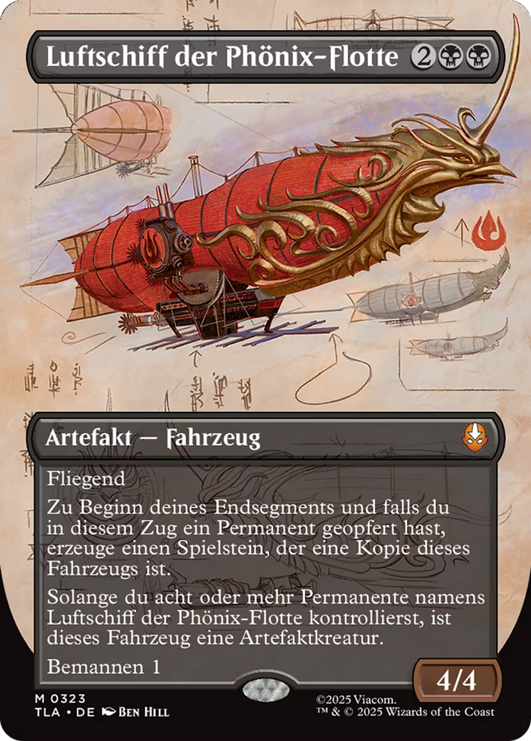 Phoenix Fleet Airship (Borderless) [Avatar: The Last Airbender] - Magic: The Gathering - Card Brawlers | Quebec | Canada |