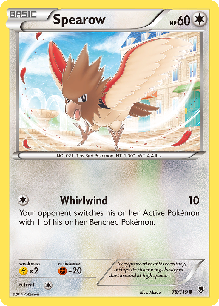 Spearow (78/119) [XY: Phantom Forces] - Pokémon - Card Brawlers | Quebec | Canada |