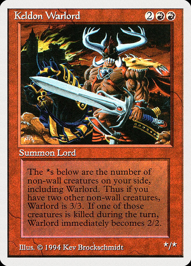 Keldon Warlord [Summer Magic / Edgar] - Magic: The Gathering - Card Brawlers | Quebec | Canada |