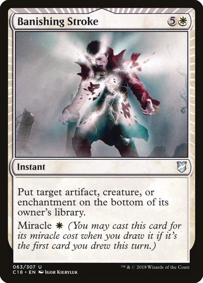 Banishing Stroke [Commander 2018] - Magic: The Gathering - Card Brawlers | Quebec | Canada |