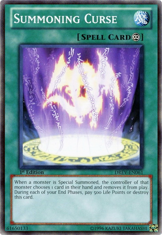 Summoning Curse [DREV-EN061] Common - Yu-Gi-Oh! - Card Brawlers | Quebec | Canada |
