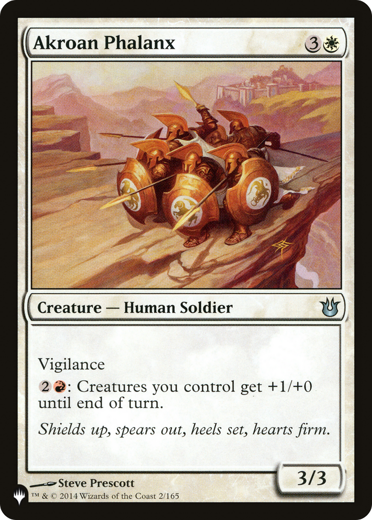Akroan Phalanx [The List] - Magic: The Gathering - Card Brawlers | Quebec | Canada |