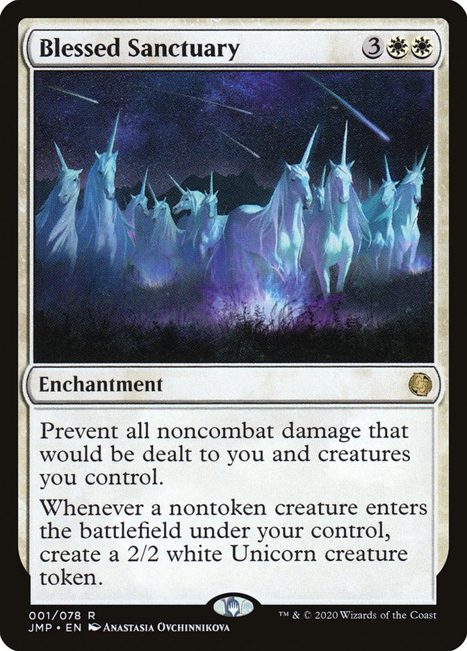 Blessed Sanctuary [Jumpstart] - Magic: The Gathering - Card Brawlers | Quebec | Canada |