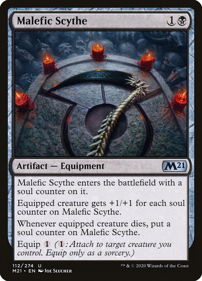 Malefic Scythe [Core Set 2021] - Magic: The Gathering - Card Brawlers | Quebec | Canada |