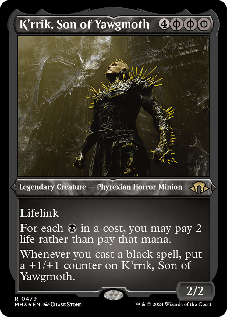 K'rrik, Son of Yawgmoth (Foil Etched) [Modern Horizons 3] - Magic: The Gathering - Card Brawlers | Quebec | Canada |
