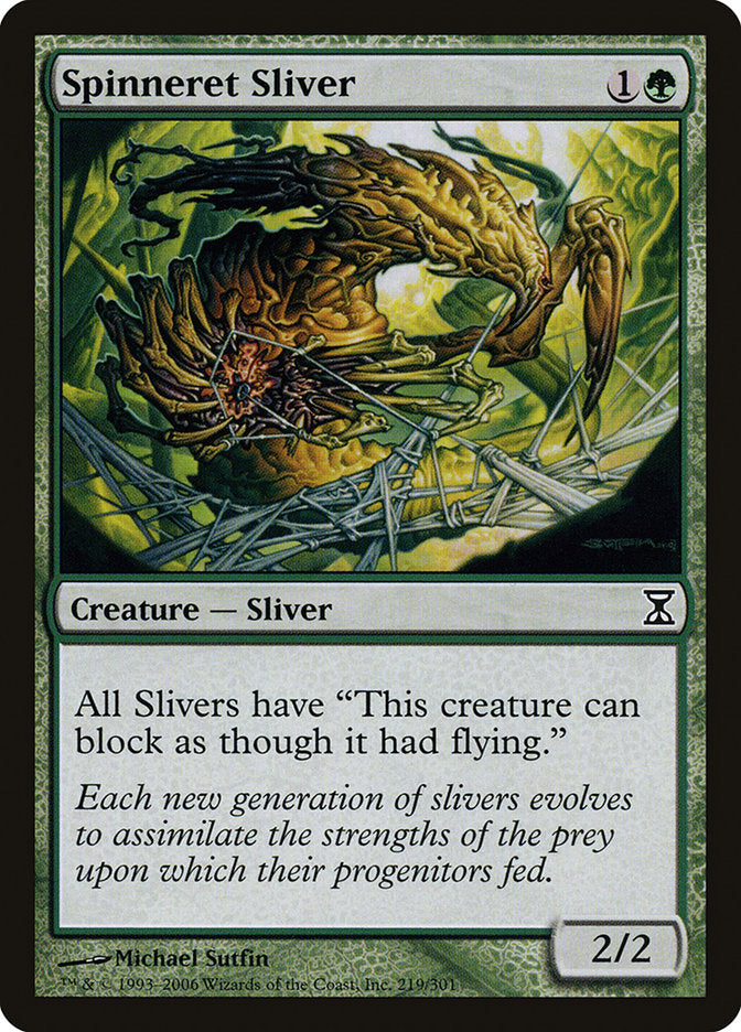 Spinneret Sliver [Time Spiral] - Magic: The Gathering - Card Brawlers | Quebec | Canada |