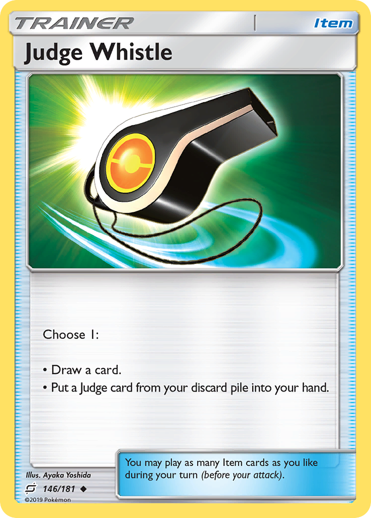 Judge Whistle (146/181) [Sun & Moon: Team Up] - Pokémon - Card Brawlers | Quebec | Canada |