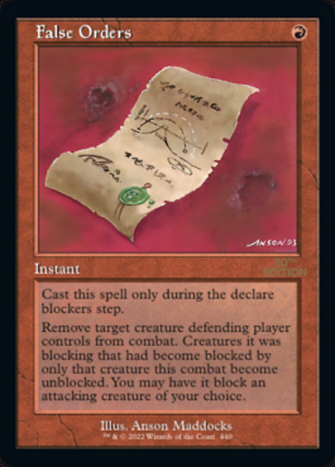 False Orders (Retro) [30th Anniversary Edition] - Magic: The Gathering - Card Brawlers | Quebec | Canada |