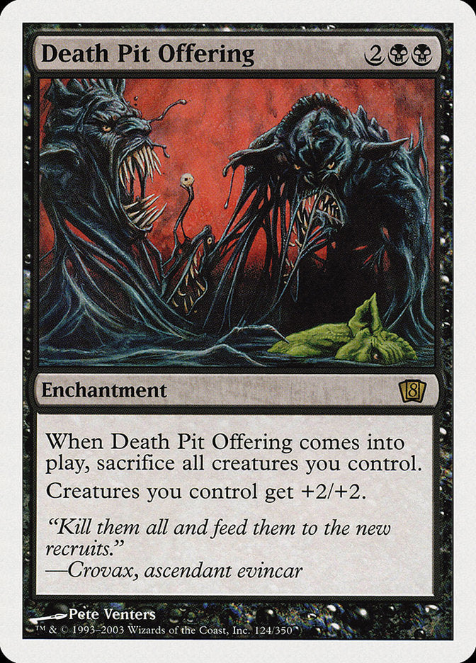 Death Pit Offering [Eighth Edition] - Magic: The Gathering - Card Brawlers | Quebec | Canada |