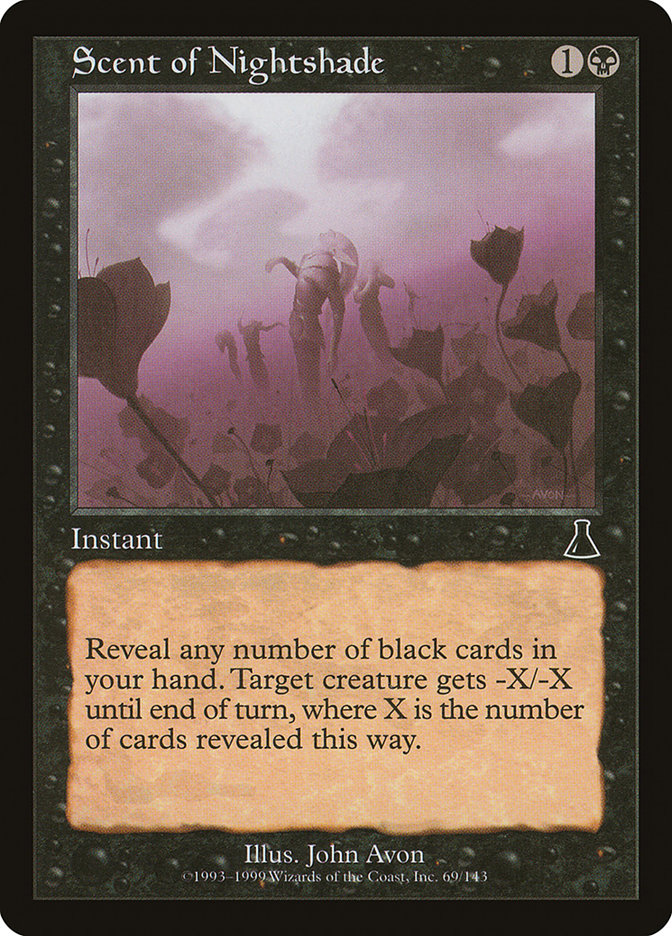 Scent of Nightshade [Urza's Destiny] - Magic: The Gathering - Card Brawlers | Quebec | Canada |