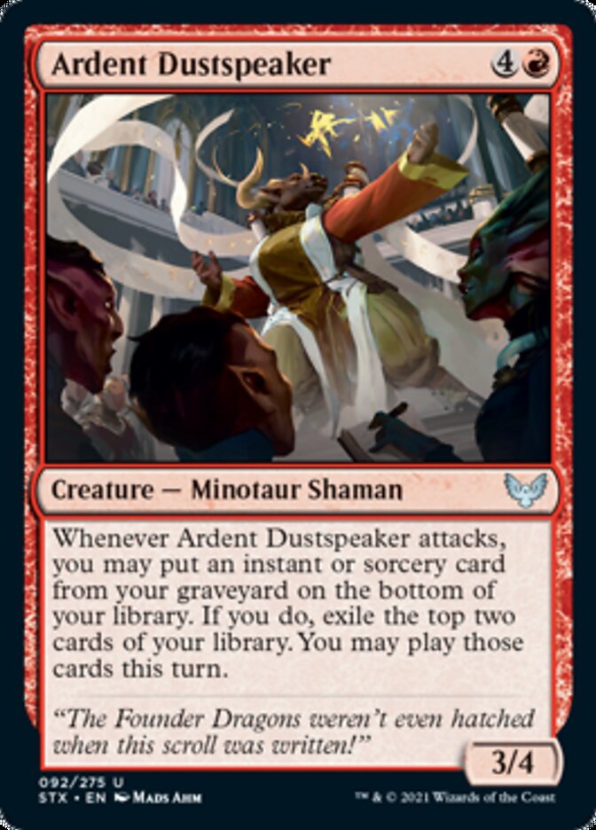 Ardent Dustspeaker [Strixhaven: School of Mages] - Magic: The Gathering - Card Brawlers | Quebec | Canada |