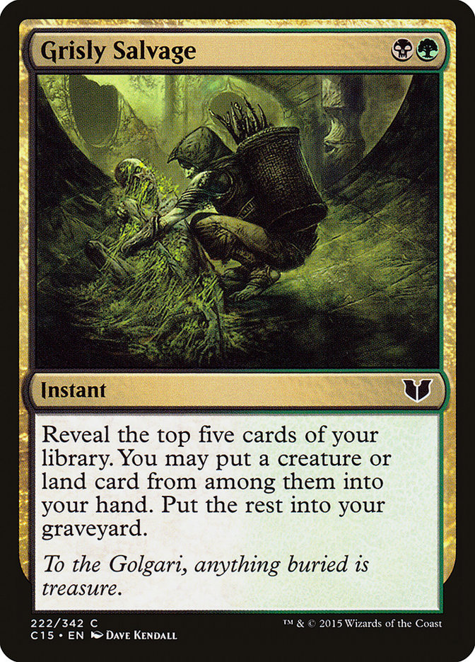 Grisly Salvage [Commander 2015] - Magic: The Gathering - Card Brawlers | Quebec | Canada |