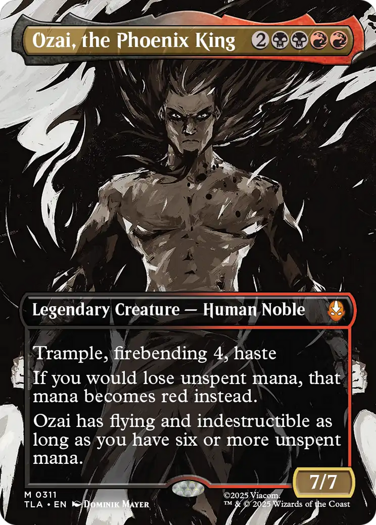 Ozai, the Phoenix King (0311) (Borderless) [Avatar: The Last Airbender] - Magic: The Gathering - Card Brawlers | Quebec | Canada |