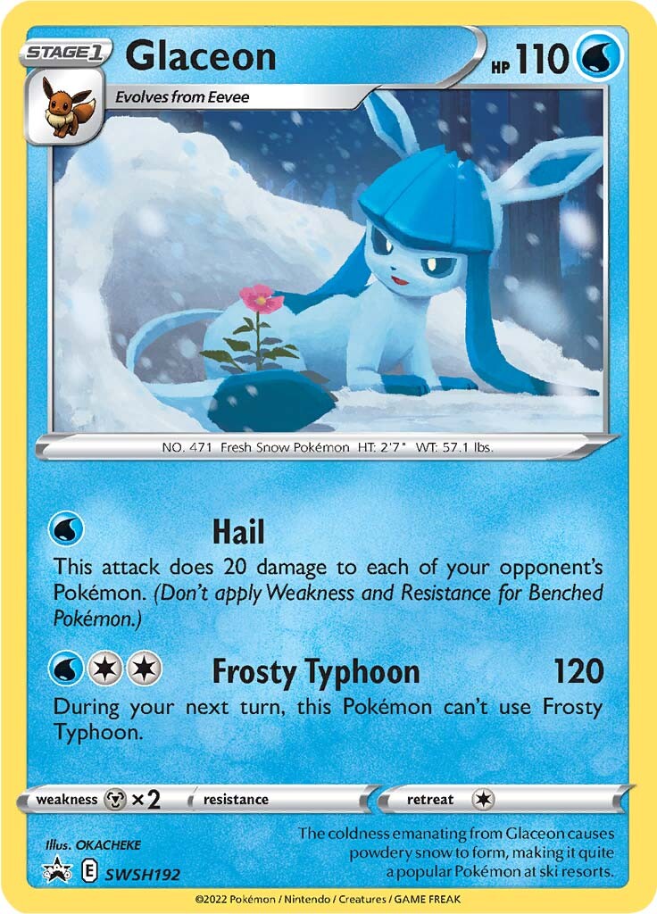 Glaceon (SWSH192) [Sword & Shield: Black Star Promos] - Pokémon - Card Brawlers | Quebec | Canada |