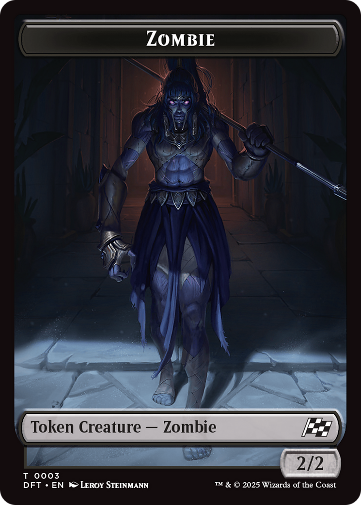 Elephant // Zombie (0003) Double-Sided Token [Aetherdrift Tokens] - Magic: The Gathering - Card Brawlers | Quebec | Canada |