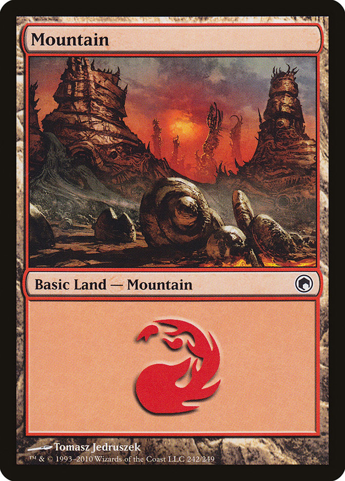 Mountain (242) [Scars of Mirrodin] - Magic: The Gathering - Card Brawlers | Quebec | Canada |