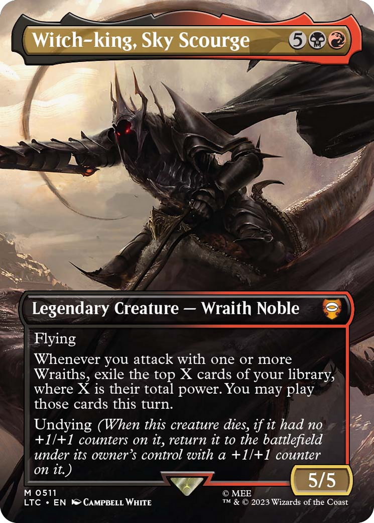 Witch-king, Sky Scourge (Borderless) [The Lord of the Rings: Tales of Middle-Earth Commander] - Magic: The Gathering - Card Brawlers | Quebec | Canada |