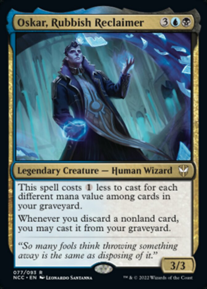 Oskar, Rubbish Reclaimer [Streets of New Capenna Commander] - Magic: The Gathering - Card Brawlers | Quebec | Canada |