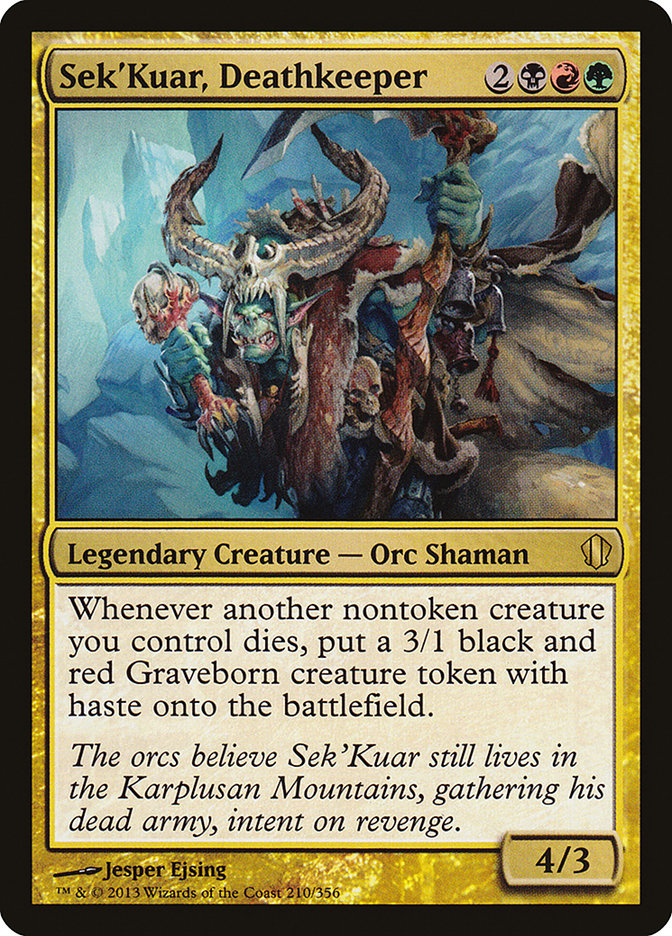 Sek'Kuar, Deathkeeper [Commander 2013] - Magic: The Gathering - Card Brawlers | Quebec | Canada |