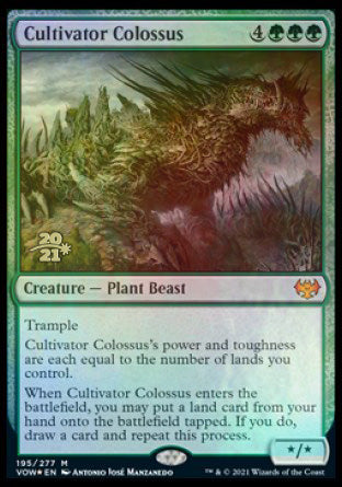 Cultivator Colossus [Innistrad: Crimson Vow Prerelease Promos] - Magic: The Gathering - Card Brawlers | Quebec | Canada |