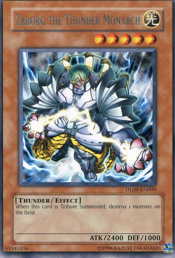 Zaborg the Thunder Monarch (Silver) [DL09-EN009] Rare - Yu-Gi-Oh! - Card Brawlers | Quebec | Canada |