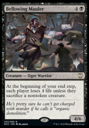 Bellowing Mauler (Promo Pack) [Streets of New Capenna Commander Promos] - Magic: The Gathering - Card Brawlers | Quebec | Canada |