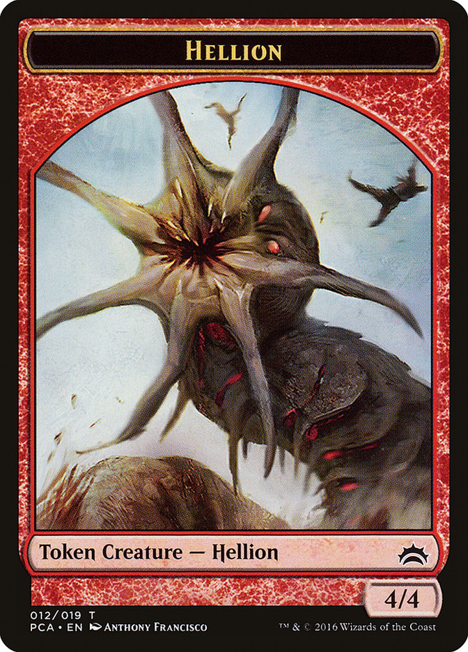 Zombie // Hellion Double-Sided Token [Planechase Anthology Tokens] - Magic: The Gathering - Card Brawlers | Quebec | Canada |