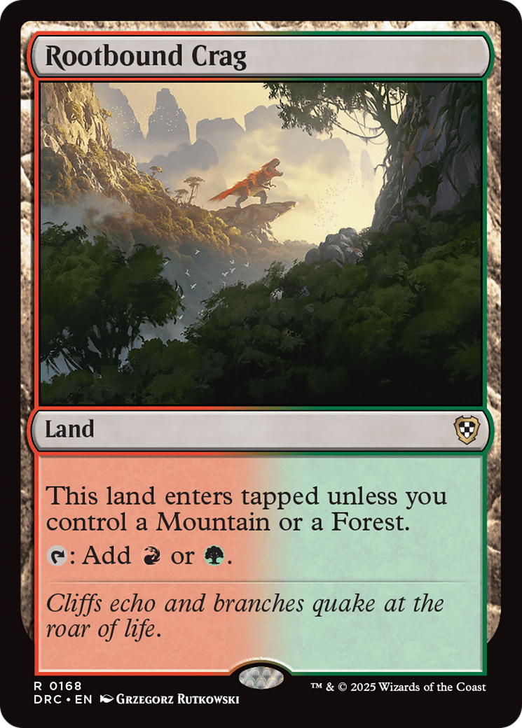 Rootbound Crag [Aetherdrift Commander] - Magic: The Gathering - Card Brawlers | Quebec | Canada |