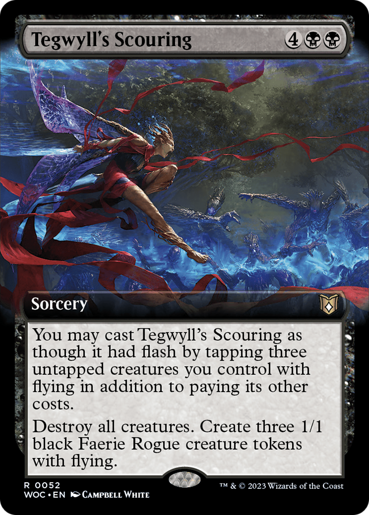 Tegwyll's Scouring (Extended Art) [Wilds of Eldraine Commander] - Magic: The Gathering - Card Brawlers | Quebec | Canada |