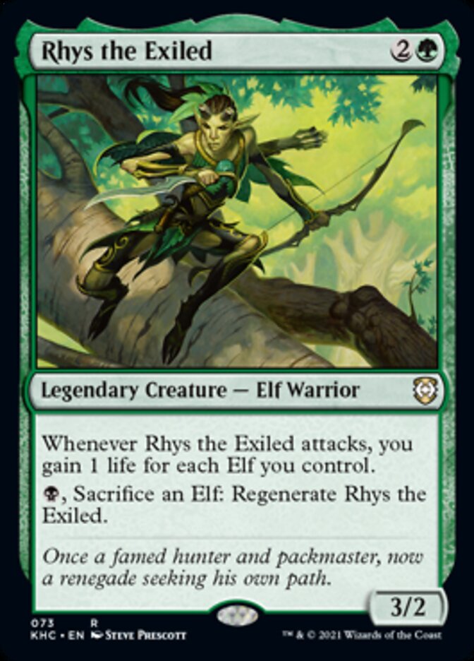 Rhys the Exiled [Kaldheim Commander] - Magic: The Gathering - Card Brawlers | Quebec | Canada |