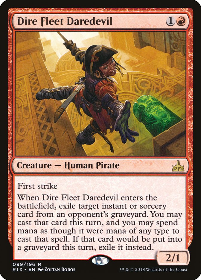 Dire Fleet Daredevil [Rivals of Ixalan] - Magic: The Gathering - Card Brawlers | Quebec | Canada |