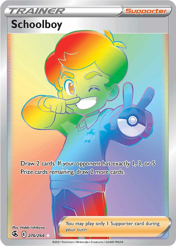 Schoolboy (276/264) [Sword & Shield: Fusion Strike] - Pokémon - Card Brawlers | Quebec | Canada |