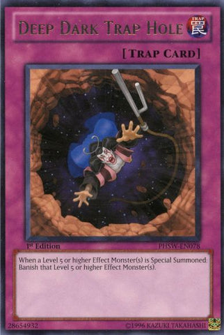 Deep Dark Trap Hole [PHSW-EN078] Rare - Yu-Gi-Oh! - Card Brawlers | Quebec | Canada |