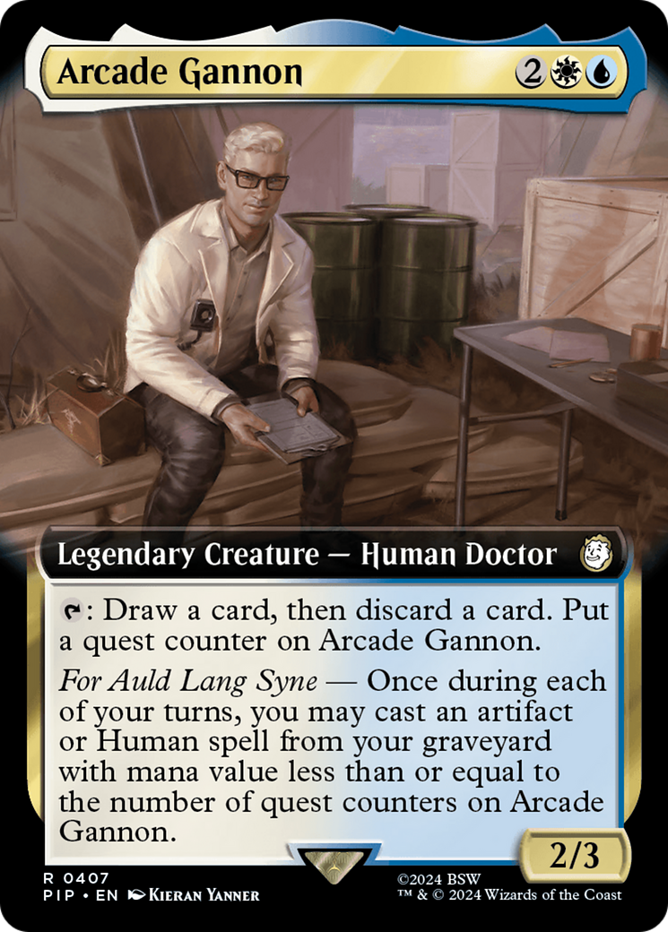 Arcade Gannon (Extended Art) [Fallout] - Magic: The Gathering - Card Brawlers | Quebec | Canada |