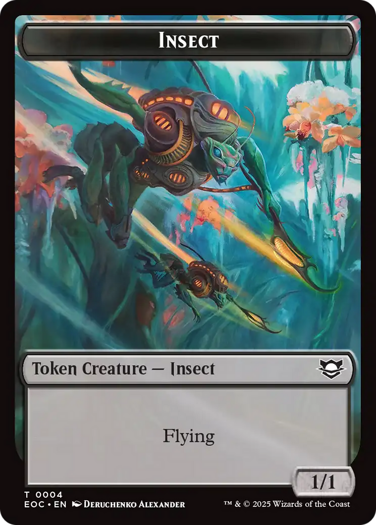 Insect // Beast (0005) Double-Sided Token [Edge of Eternities Commander Tokens] - Magic: The Gathering - Card Brawlers | Quebec | Canada |