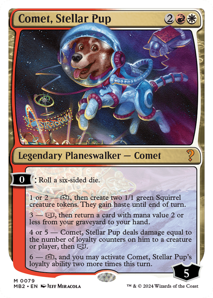 Comet, Stellar Pup [Mystery Booster 2] - Magic: The Gathering - Card Brawlers | Quebec | Canada |