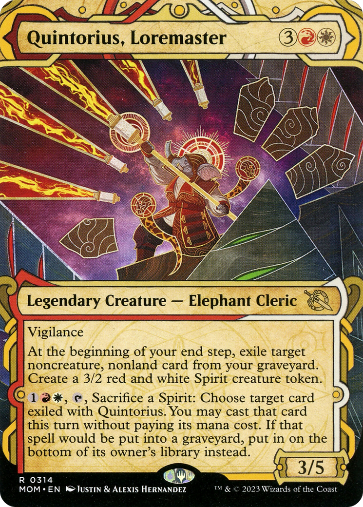 Quintorius, Loremaster (Showcase Planar Booster Fun) [March of the Machine] - Magic: The Gathering - Card Brawlers | Quebec | Canada |
