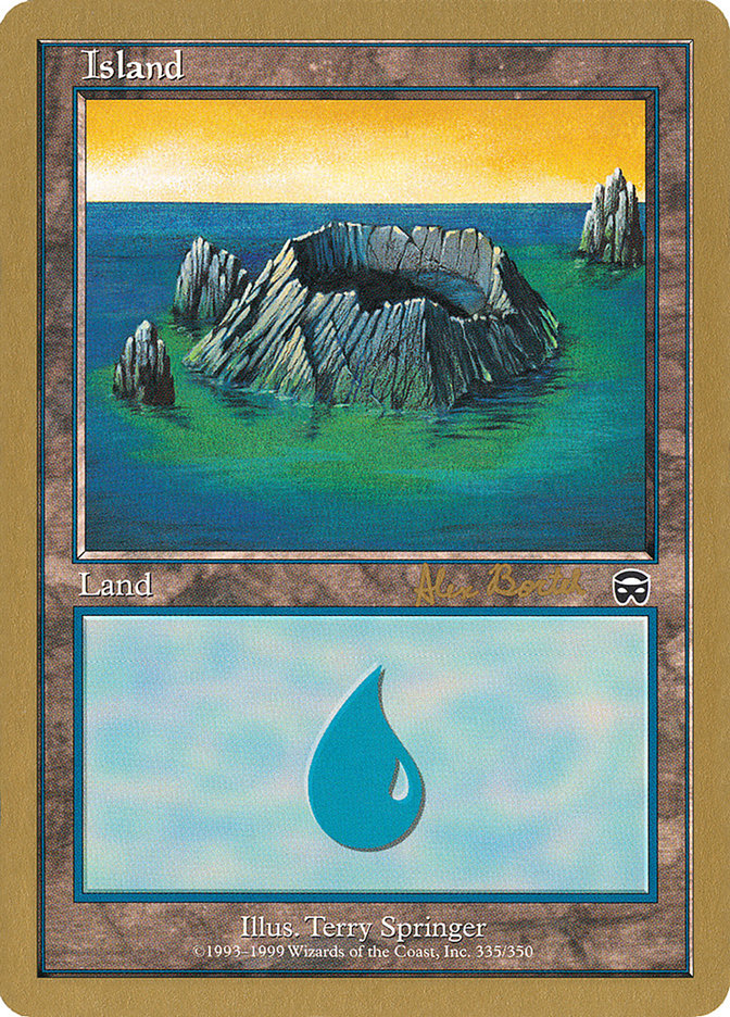 Island (ab335) (Alex Borteh) [World Championship Decks 2001] - Magic: The Gathering - Card Brawlers | Quebec | Canada |