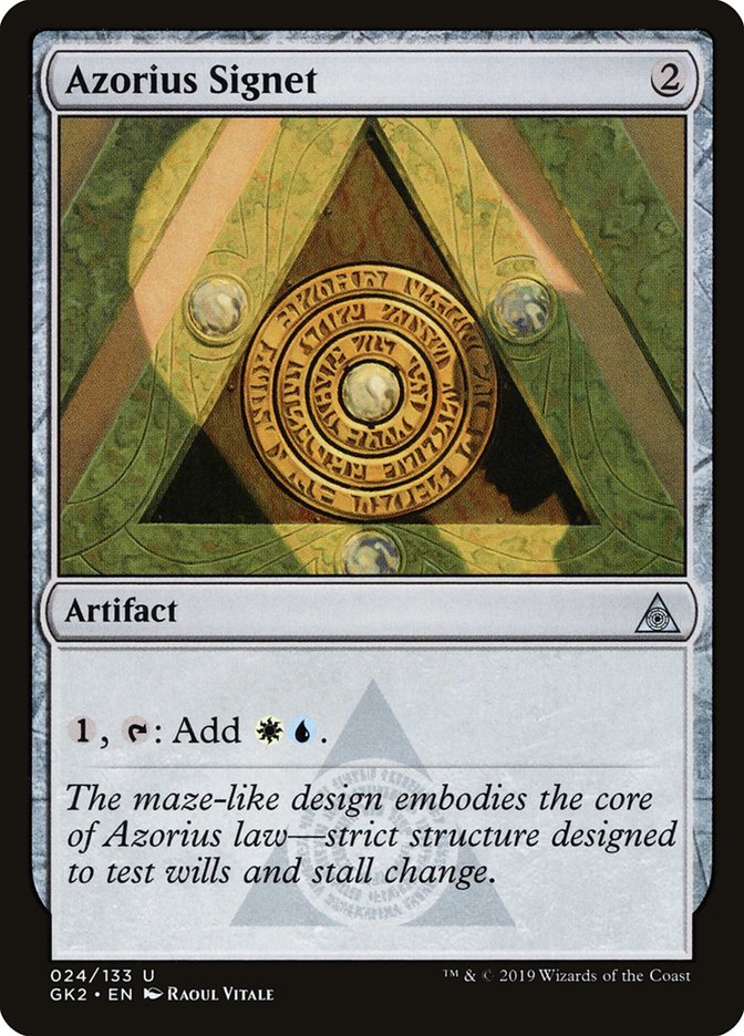 Azorius Signet [Ravnica Allegiance Guild Kit] - Magic: The Gathering - Card Brawlers | Quebec | Canada |