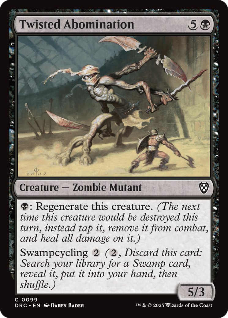 Twisted Abomination [Aetherdrift Commander] - Magic: The Gathering - Card Brawlers | Quebec | Canada |
