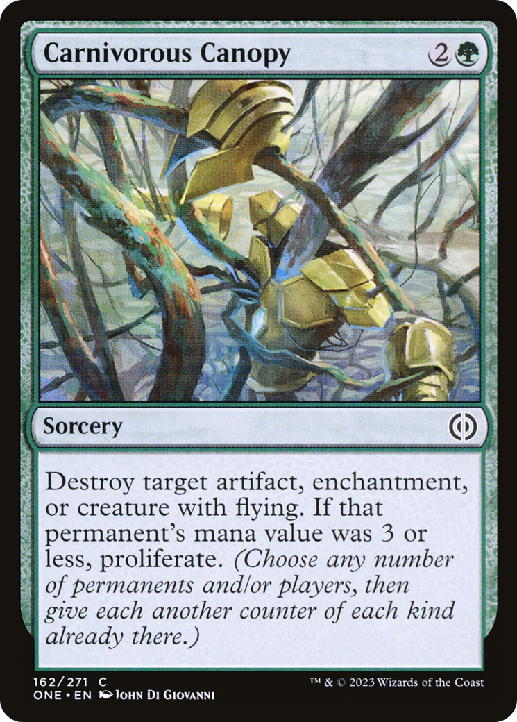 Carnivorous Canopy [Phyrexia: All Will Be One] - Magic: The Gathering - Card Brawlers | Quebec | Canada |